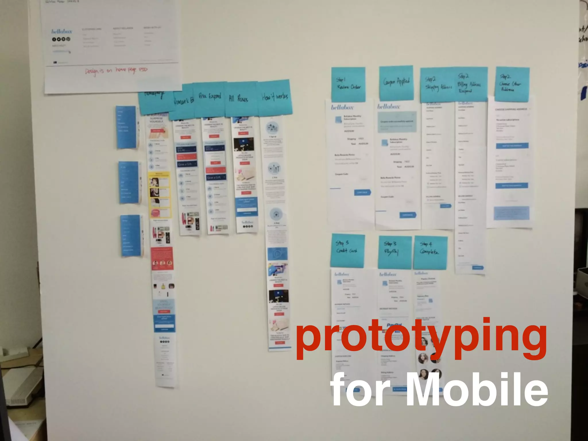 prototyping
for Mobile
 