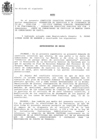 Auto conductores paralización del plan