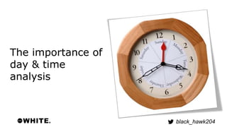 black_hawk204 
The importance of 
day & time 
analysis 
 
