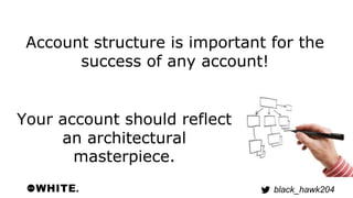 Account structure is important for the 
black_hawk204 
success of any account! 
Your account should reflect 
an architectu...