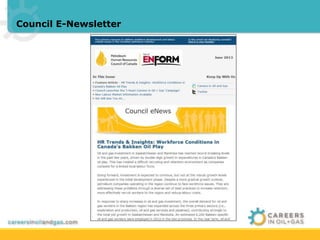 Council E-Newsletter 
 