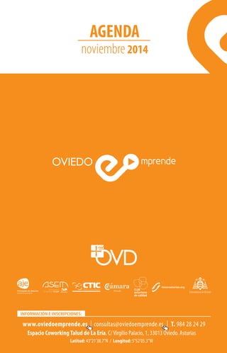 Agenda Actividades Noviembre 2014