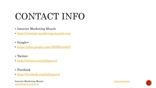 2014 The Year in Review 
Look Ahead to 2015 
Internet Marketing of the Bay Area presents… 
