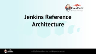 Jenkins Reference
Architecture
 
