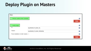 Deploy Plugin on Masters
 