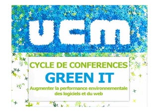 1
Éco-conception logicielle et
web
Frédéric Bordage
Expert Green IT
info@ R
 