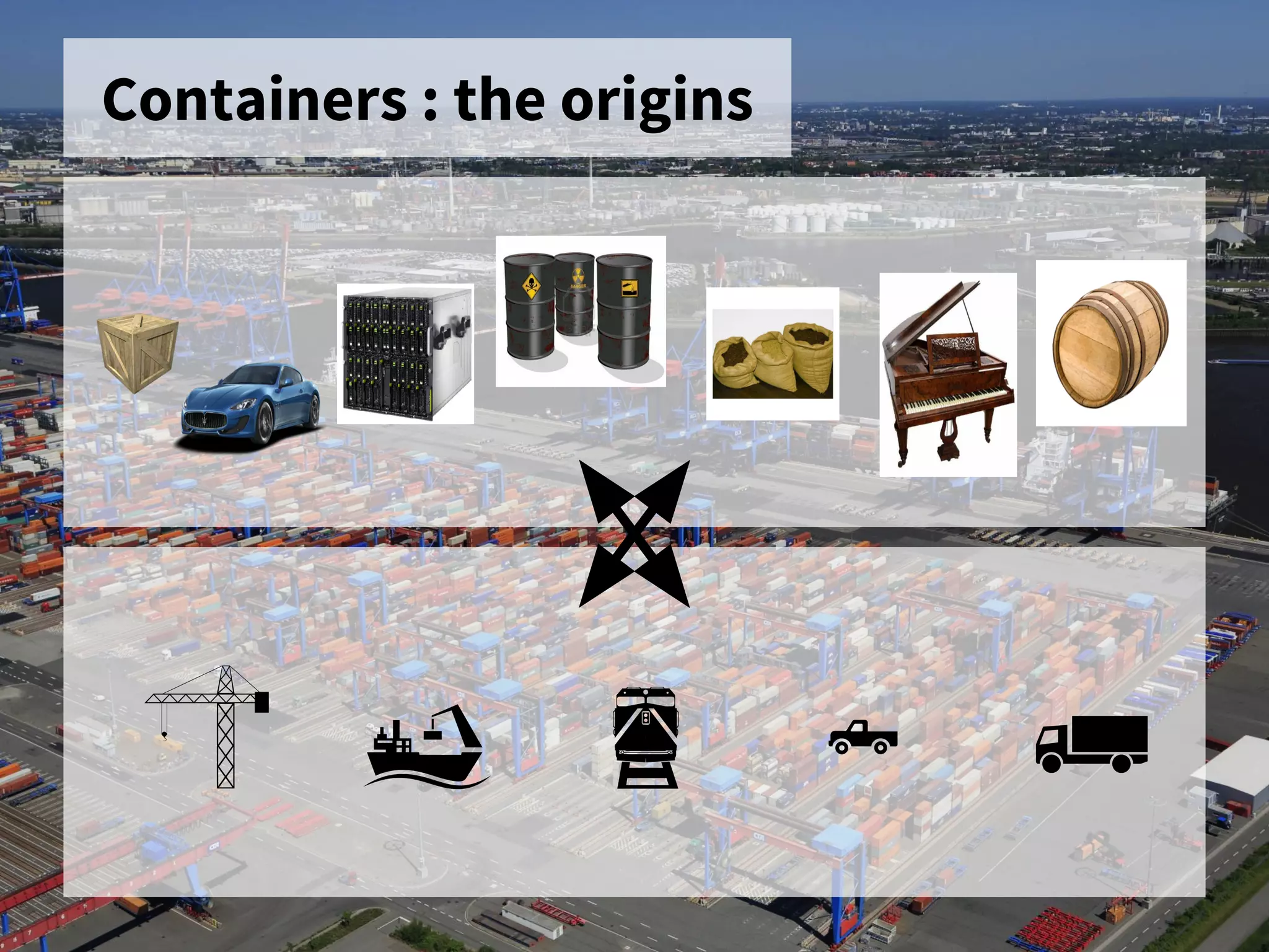 Containers : the origins
 