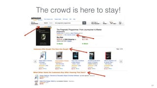 The crowd is here to stay! 
61 
 