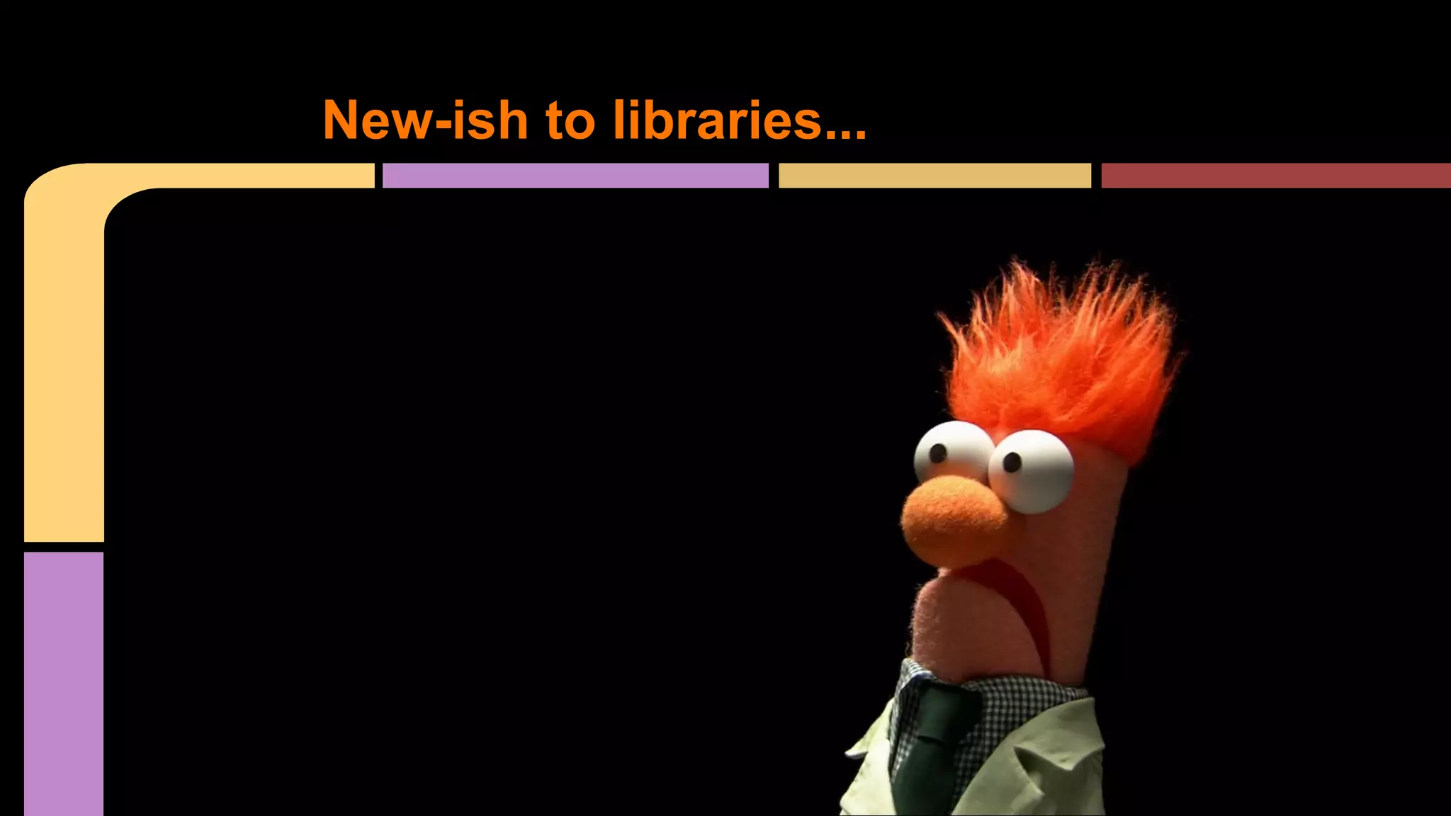 New-ish to libraries...

 