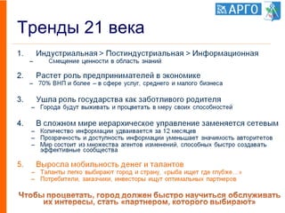 Тренды 21 века
 
