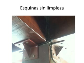 Esquinas sin limpieza

 