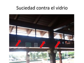 Suciedad contra el vidrio

 