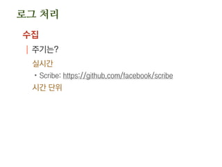 품질 관리
웹, WAS
| 각 URI별 응답속도 관리
평균과 표준편차 같이 관리
| 구간별 처리 속도 관리
주요 기능의 경우, URI 하나의 응답 속도를 더 쪼개서
내부 로직별 처리 속도를 기록
 