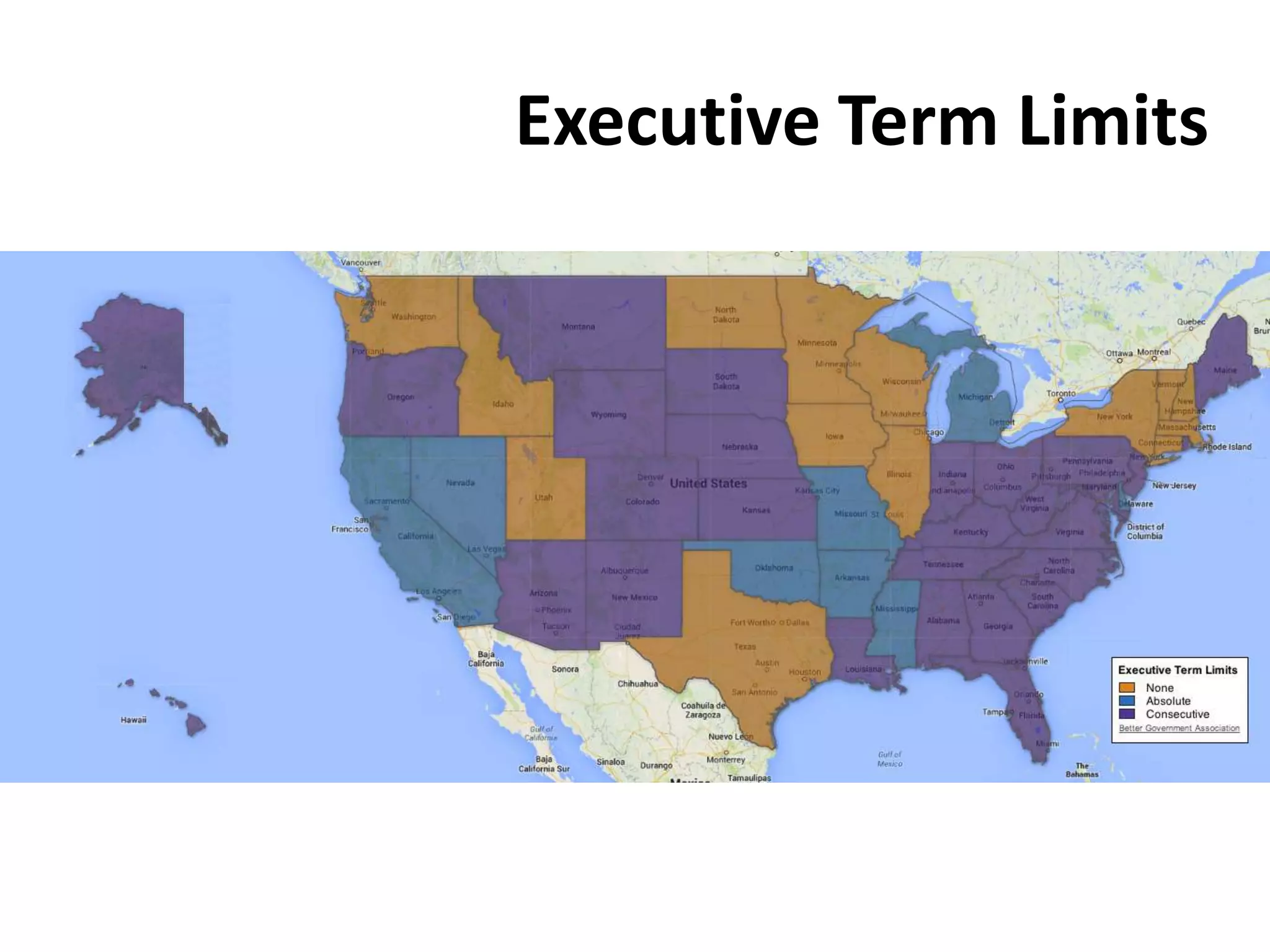 Executive Term Limits
 