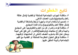 ٣-‫أوا‬ ‫ا‬ ‫ا‬ ‫ا‬)
‫ا‬(‫ه‬ ‫ا‬ ‫ا‬ ‫ب‬. .
٤-‫أوا‬ ‫ة‬ ‫وأ‬ ‫أدوات‬ ‫ام‬ ‫أوا‬
)‫ا‬(‫ا‬ ‫ة‬ ‫وذات‬.
٥-‫ا‬ ‫وا‬ ‫ا‬ ‫آ‬ ‫ار‬ ‫وأ‬ ‫ا‬ ٥-‫ا‬ ‫وا‬ ‫ا‬ ‫آ‬ ‫ار‬ ‫وأ‬ ‫ا‬
‫ت‬ ‫اح‬ ‫،وا‬ ‫وا‬)‫و‬(‫ا‬ ‫ا‬ ‫ار‬
‫أوآ‬ ‫ت‬ ‫ا‬ ‫أو‬ ‫ه‬ ‫ا‬ ‫ا‬ ‫ب‬ ‫ذ‬ ‫و‬.
٦-‫ا‬ ‫ا‬ ‫أو‬ ‫ا‬ ‫ل‬ ‫ا‬ ‫ا‬
‫ا‬ ‫وا‬ ‫ا‬.
 