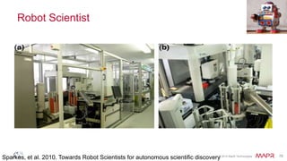 © 2014 MapR Technologies 77
Robot Scientist
Sparkes, et al. 2010. Towards Robot Scientists for autonomous scientific discovery
 
