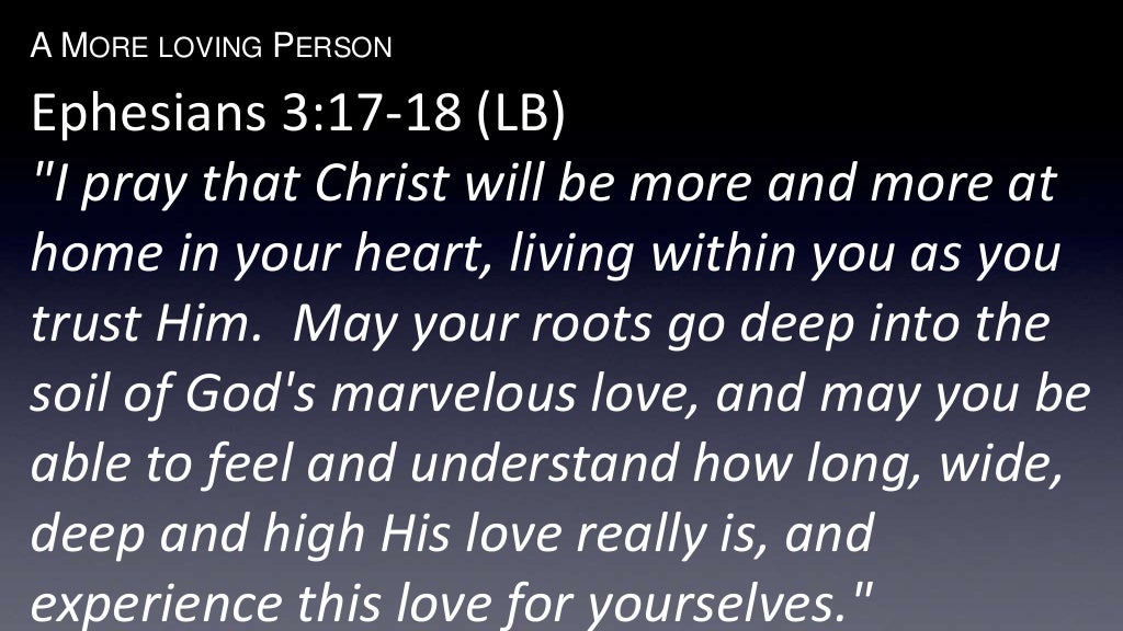 definition of a loving person