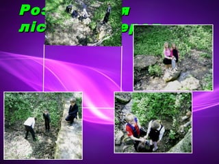 РозчищенняРозчищення
лісових джереллісових джерел
 