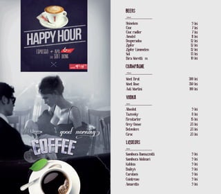 Meniu Relax Cafe Club