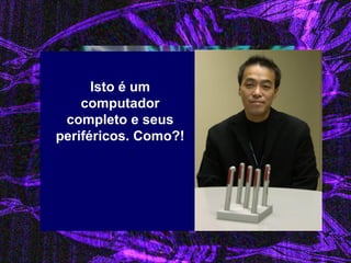 Isto é um computador completo e seus periféricos. Como?! 
 