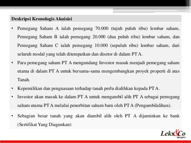 Contoh Kasus Akuisisi Contoh Kasus Akuisisi