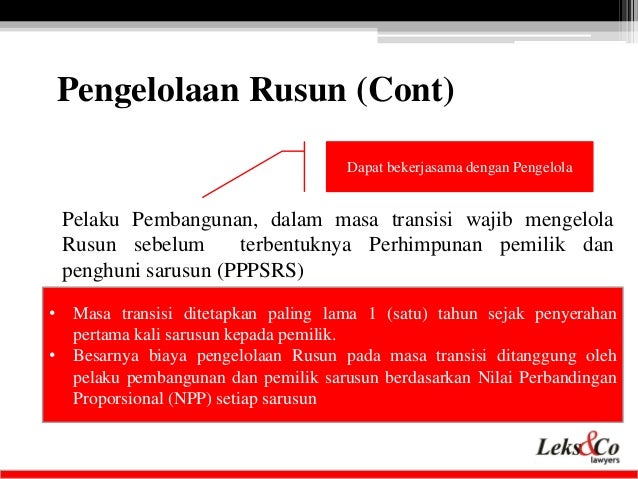 20140930 Presenting Lekscos Team On Legal Training Hukum Online Hukum Rumah Susun By Eddy Leks