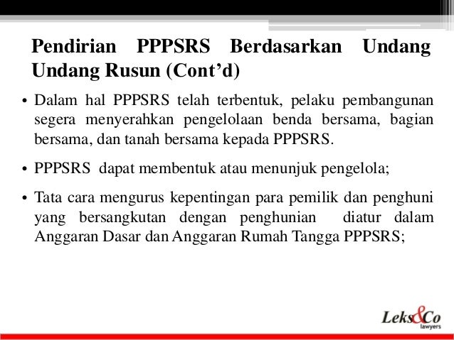 20140930 Presenting Lekscos Team On Legal Training Hukum Online Hukum Rumah Susun By Eddy Leks