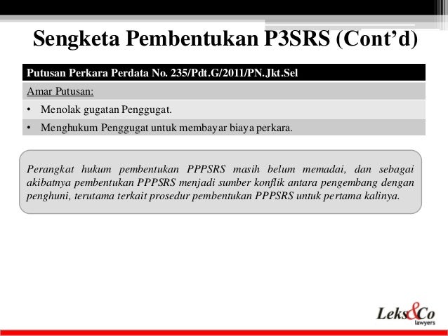 20140930 Presenting Lekscos Team On Legal Training Hukum Online Hukum Rumah Susun By Eddy Leks