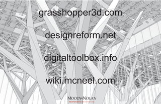 grasshopper3d.com
designreform.net
digitaltoolbox.info
wiki.mcneel.com
 
