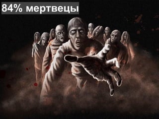 84% мертвецы 
 