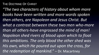 The Doctrine of Christ | PPTX