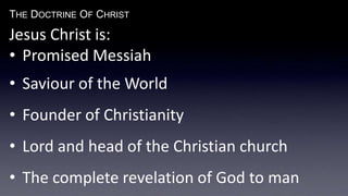 The Doctrine of Christ | PPTX