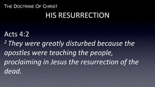 The Doctrine of Christ | PPTX