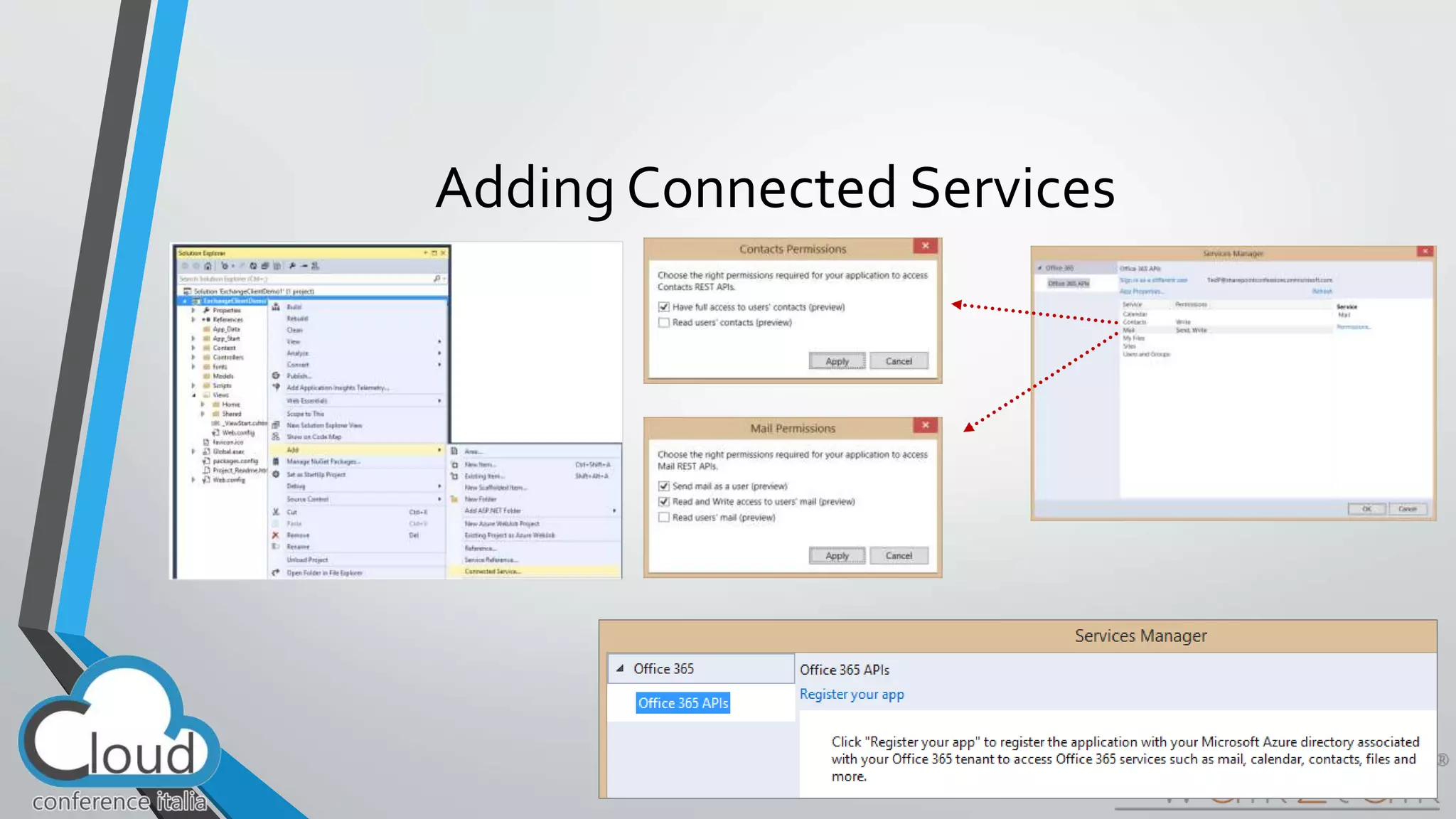 Adding Connected Services 
 