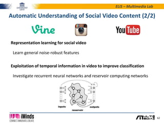 Multimedia Lab @ Ghent University - iMinds - Organizational Overview ...