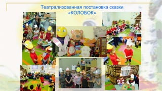 Театрализованная постановка сказки 
«КОЛОБОК» 
 