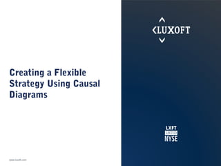 Creating a Flexible 
Strategy Using Causal 
Diagrams 
www.luxoft.com 
 