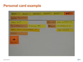 Personal card example 
www.luxoft.com 
 