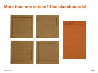 More than one screen? Use sketchboards! 
www.luxoft.com 
 