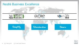 19 February 2015 Full-Year Results Conference40
Nestlé Business Excellence
 