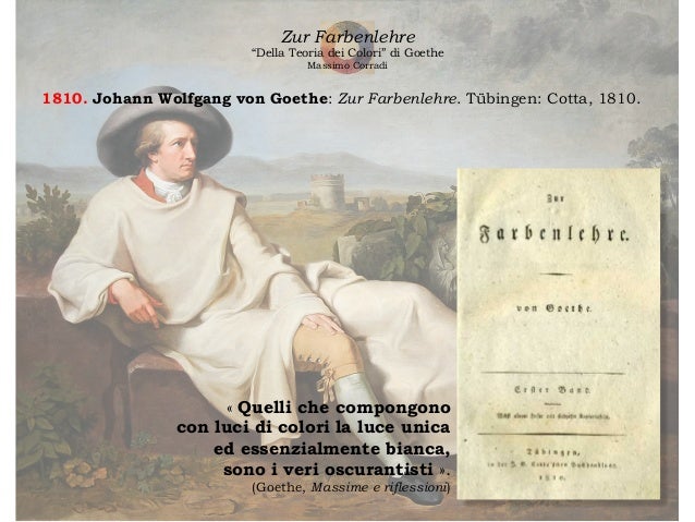 La teoria dei colori div Johann Wolfgang von Goethe