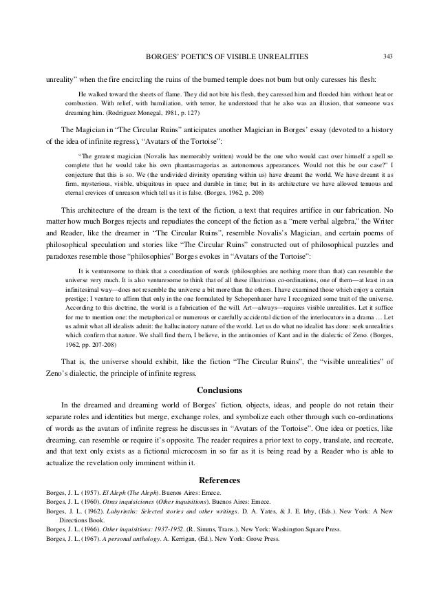 Autobiographical essay borges new yorker