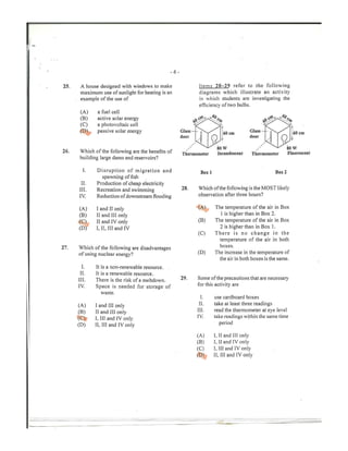 CAPE Environmental Science Unit 2 Paper 1 2014