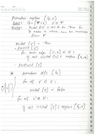 2014-1 computer algorithm w07 notes | PDF