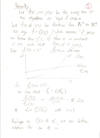 2014-1 computer algorithm w1 notes | PDF