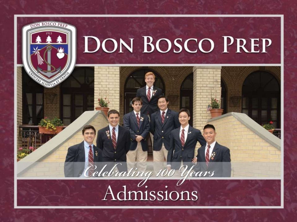 Don Bosco Prep Admissions Presentation