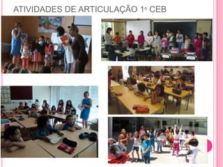 ATIVIDADES DE ARTICULAÇÃO 1º CEB
 