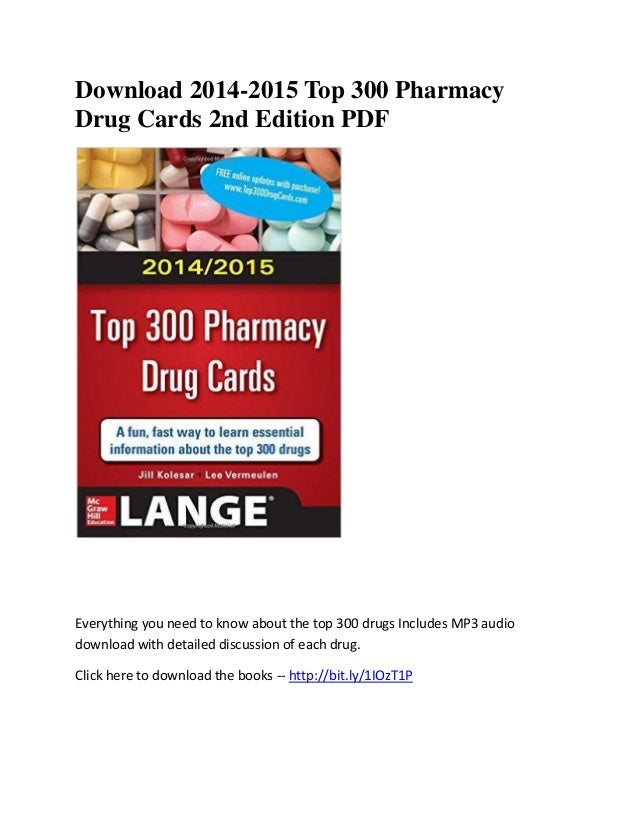 2014-2015-top-300-pharmacy-drug-cards-2nd-edition-pdf