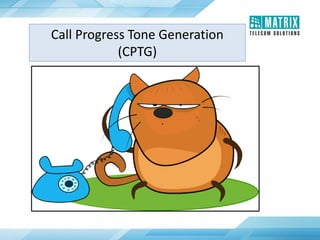 Call Progress Tone Generation
(CPTG)
 