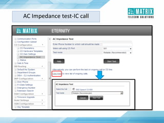 AC Impedance test-IC call
 